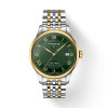 Montre Tissot Le Locle 39.3mm Cadran Vert Bracelet Acier PVD Jaune