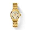 Montre Tissot Classic Dream 28mm Cadran Ivoire Bracelet Acier PVD Jaune