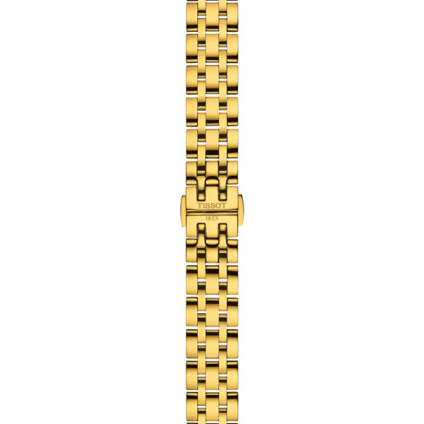 Montre Tissot Classic Dream 28mm Cadran Ivoire Bracelet Acier PVD Jaune