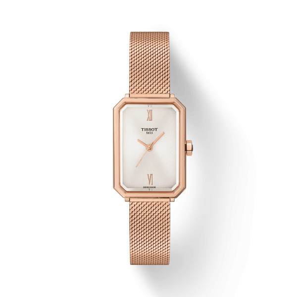 Montre Tissot SRV 30mm Cadran Argent Bracelet Acier PVD Rose