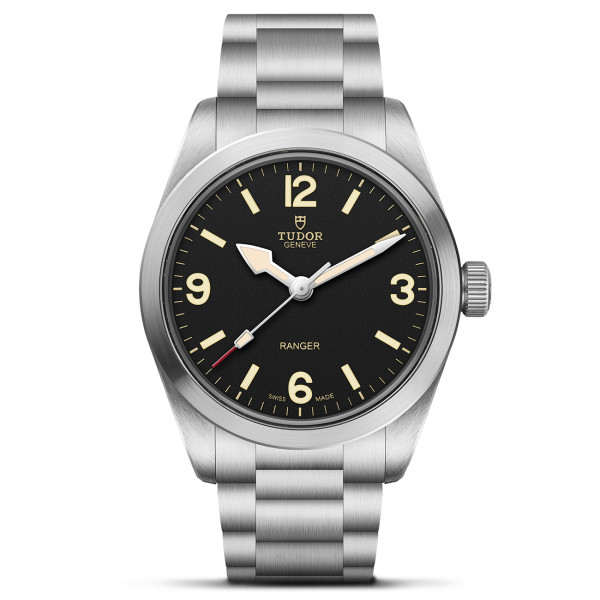 MONTRE TUDOR RANGER 36MM CADRAN NOIR BRACELET ACIER