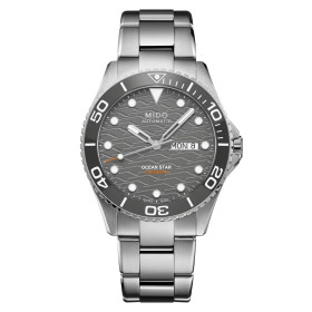 Montre Mido Ocean Star 200C 42.5mm Automatique Cadran Gris Bracelet Acier