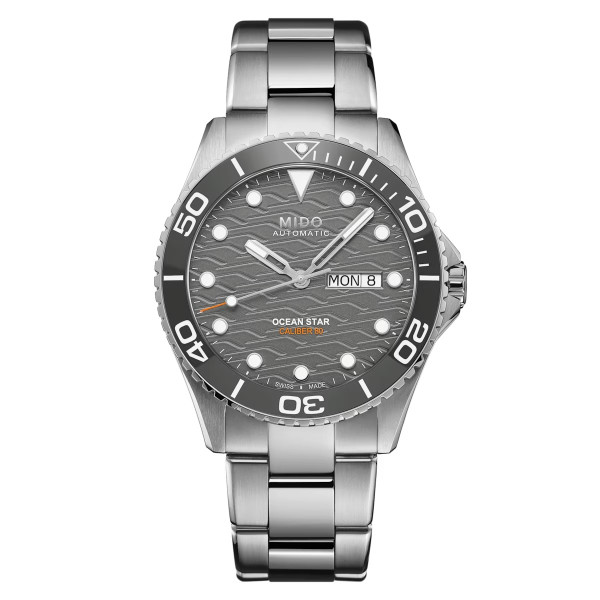 Montre Mido Ocean Star 200C 42.5mm Automatique Cadran Gris Bracelet Acier