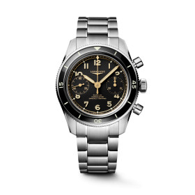 Montre Longines Spirit Pilot Flyback Automatique 39.5mm Cadran Noir Bracelet Acier