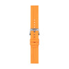 Bracelet Montre Tissot silicone orange entre-cornes 22 mm