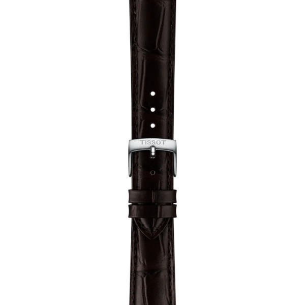 Bracelet Montre Tissot Cuir Marron Entre-cornes 18 mm