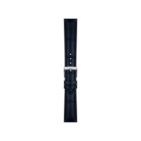 Bracelet Montre Tissot Cuir Bleu Entre-cornes 18 mm