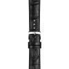 Bracelet Montre Tissot cuir noir entre-cornes 20 mm