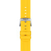 Bracelet Montre Tissot Silicone Jaune Entre-cornes 22 mm