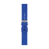 Bracelet Montre Tissot Silicone Bleu Entre-cornes 22 mm