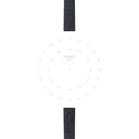 Bracelet Montre Tissot Synthétique Noir Entre-cornes 9 mm