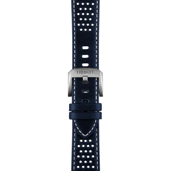 Bracelet Montre Tissot Cuir Bleu Entre-cornes 20 mm