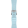 Bracelet Montre Tissot PRX Caoutchouc Bleu Clair