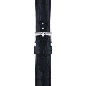 Bracelet Montre Tissot Cuir Bleu Entre-cornes 22 mm