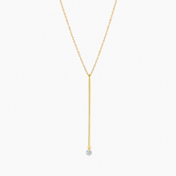 Sautoir La Brune & La Blonde MAJORETTE Or Jaune Diamant 0,10ct