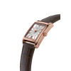 Montre Frederique Constant Classics Carree Automatique Cadran Argenté Bracelet Cuir de veau