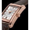 Montre Frederique Constant Classics Carree Automatique Cadran Argenté Bracelet Cuir de veau