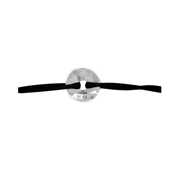 Bracelet Occasion Dinh Van Menottes R12 argent sur cordon