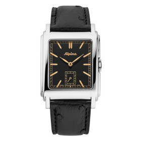 Montre Alpina Alpiner Heritage Carrée Automatic Edition Europe Cadran Noir 39mm