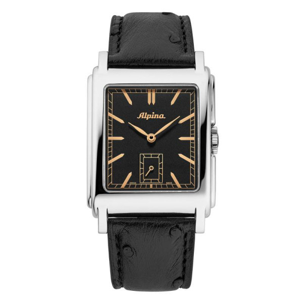 Montre Alpina Alpiner Heritage Carrée Automatic Edition Europe Cadran Noir 39mm