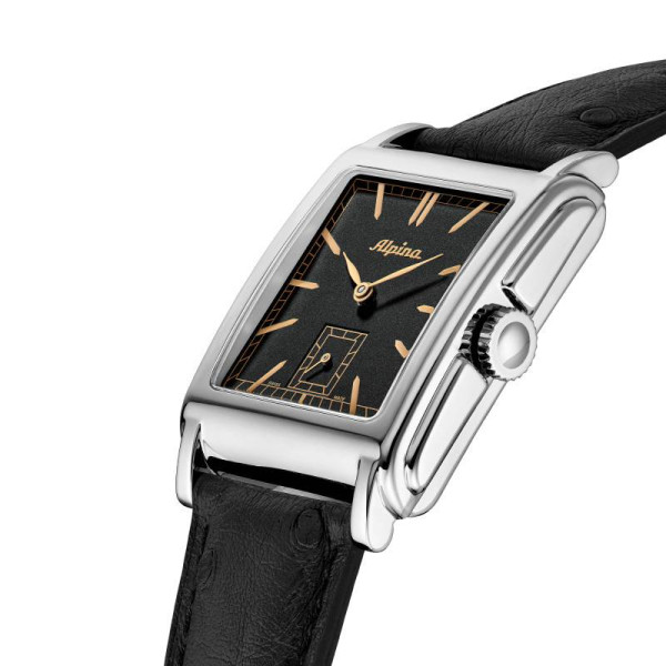 Montre Alpina Alpiner Heritage Carrée Automatic 140 Ans Cadran Noir 39mm