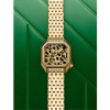 Montre March LA.B Lady Mansart Electrique Tweed Gold Bracelet Acier 9 maillons dorés