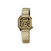 Montre March LA.B Lady Mansart Electrique Tweed Gold Bracelet Acier 9 maillons dorés
