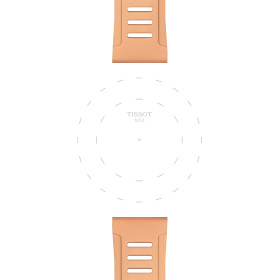 Bracelet Montre Tissot en Silicone avec Entre-cornes 21 mm