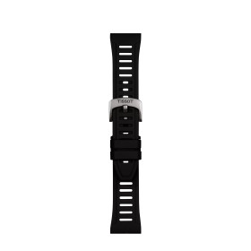 Bracelet Montre Tissot Silicone Noir Entre-cornes 21 mm XS