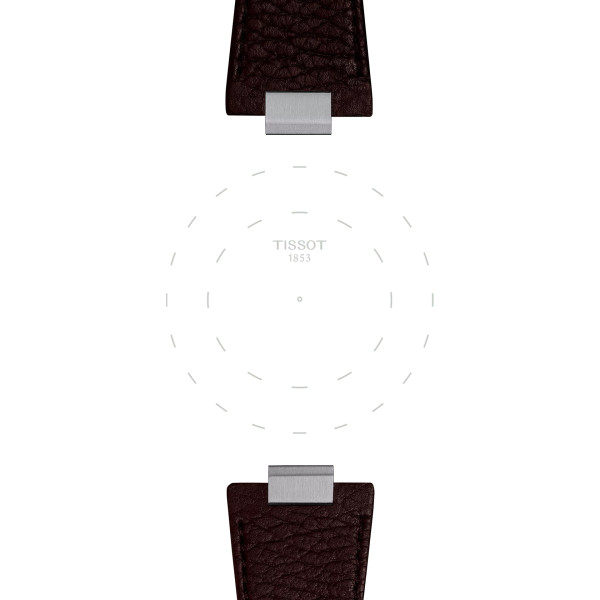 Bracelet Montre Tissot PRX cuir marron