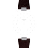 Bracelet Montre Tissot PRX cuir marron