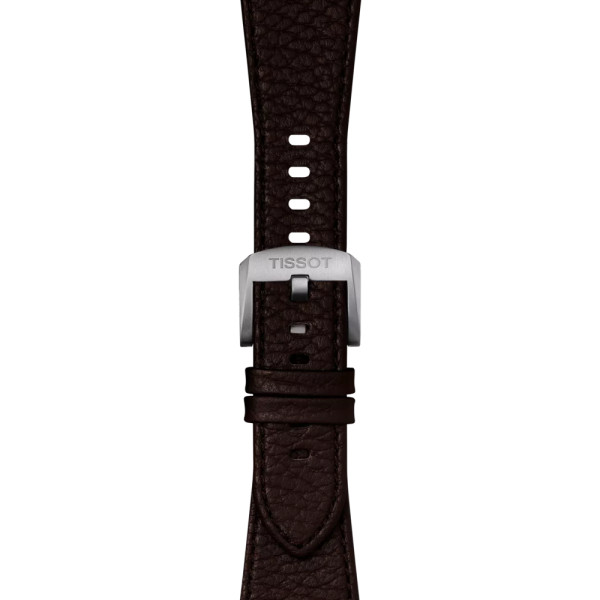 Bracelet Montre Tissot PRX cuir marron
