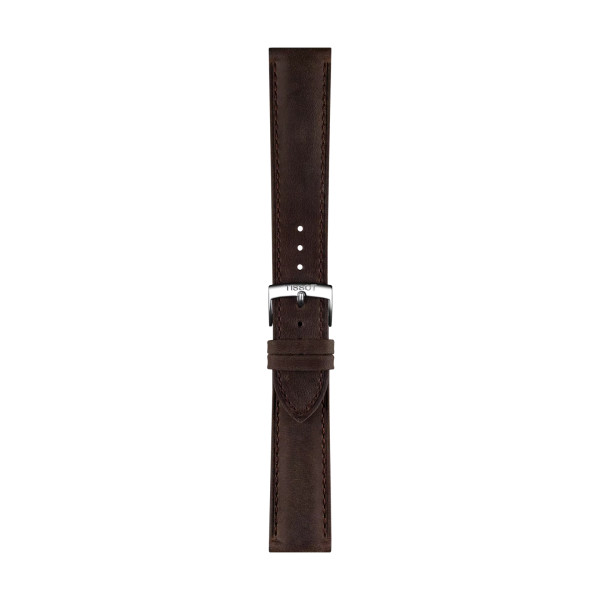 Bracelet Montre Tissot Cuir Marron Entre-cornes 20 mm