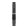 Bracelet Montre Tissot cuir noir entre-cornes 22 mm