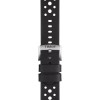 Bracelet Montre Tissot cuir noir entre-cornes 22 mm
