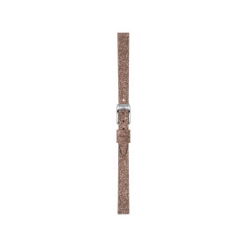 Bracelet Montre Tissot Synthétique Rose Entre-cornes 9 mm
