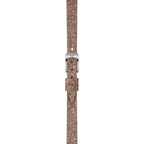 Bracelet Montre Tissot Synthétique Rose Entre-cornes 9 mm