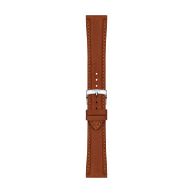 Bracelet Montre Tissot Cuir Camel Entre-cornes 21 mm