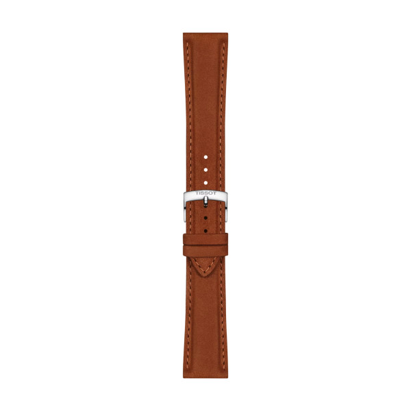 Bracelet Montre Tissot Cuir Camel Entre-cornes 21 mm