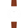 Bracelet Montre Tissot Cuir Camel Entre-cornes 21 mm