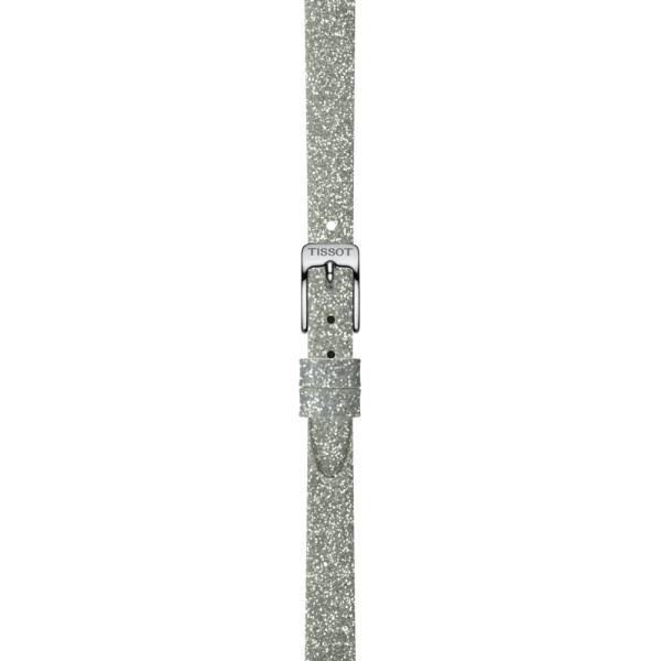 Bracelet Montre Tissot Synthétique Gris Entre-cornes 9 mm