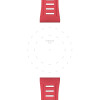 Bracelet Montre Tissot Silicone Rouge Entre-cornes 21 mm XS