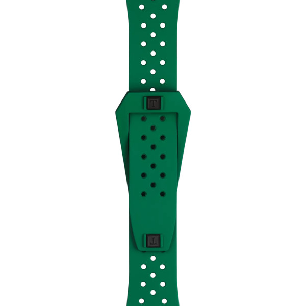 Bracelet Montre Tissot Sideral Caoutchouc Vert