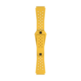 Bracelet Montre Tissot Sideral Caoutchouc Jaune