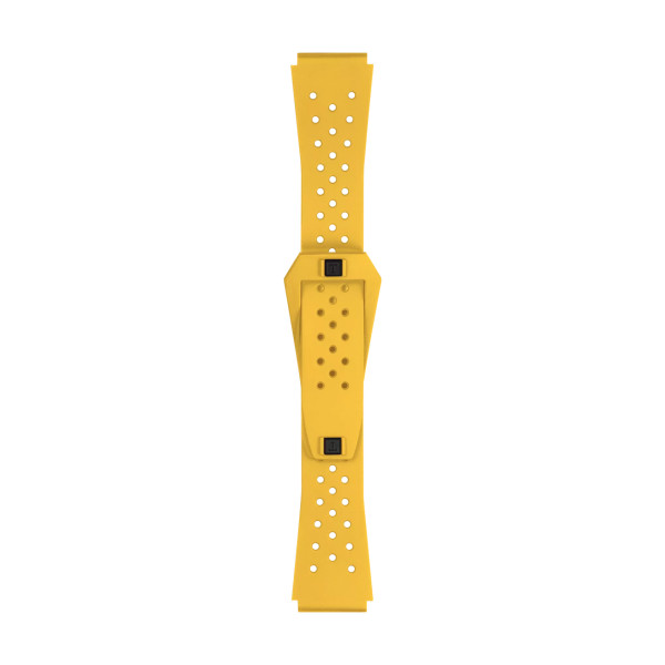 Bracelet Montre Tissot Sideral Caoutchouc Jaune