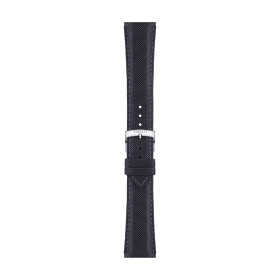 Bracelet Montre TissotTissu Anthracite Entre-cornes 21 mm