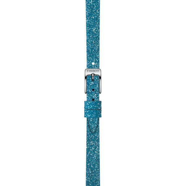 Bracelet Montre Tissot Synthétique Bleu Entre-cornes 9 mm