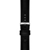 Bracelet Montre Tissot Synthétique Noir Vegan Entre-Cornes 22 mm