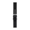 Bracelet Montre Tissot tissu noir entre-cornes 22 mm