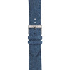 Bracelet Montre Tissot tissu bleu entre-cornes 22 mm